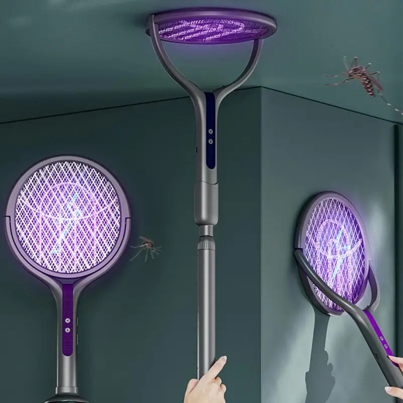 Bug Catching Kit - 회전식 헤드 버그 제거 라켓 자동