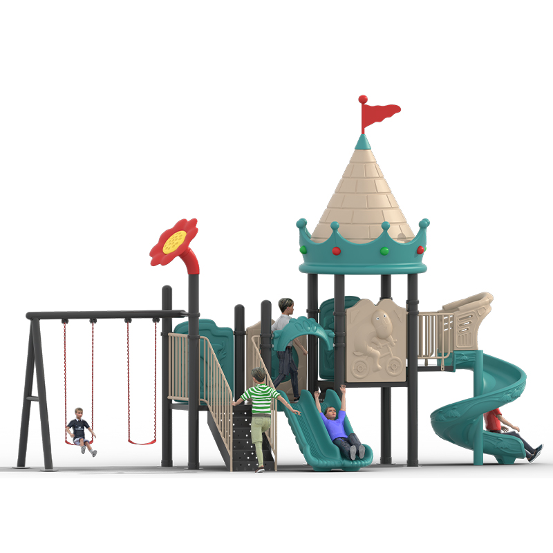 Kids Outdoor Yard Equipment - EO-캐슬 테마 어린이 야외 놀이터 장비,