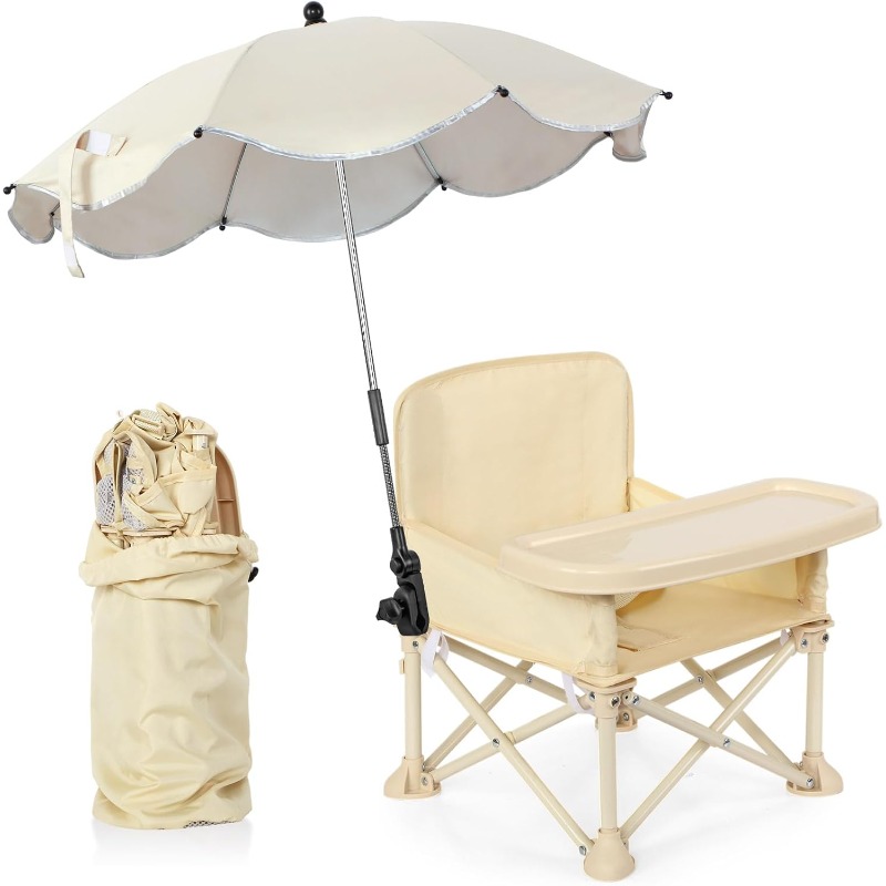 Kids Outdoor Seating - 아기 야외용 비치 의자, 우산, 등받이,