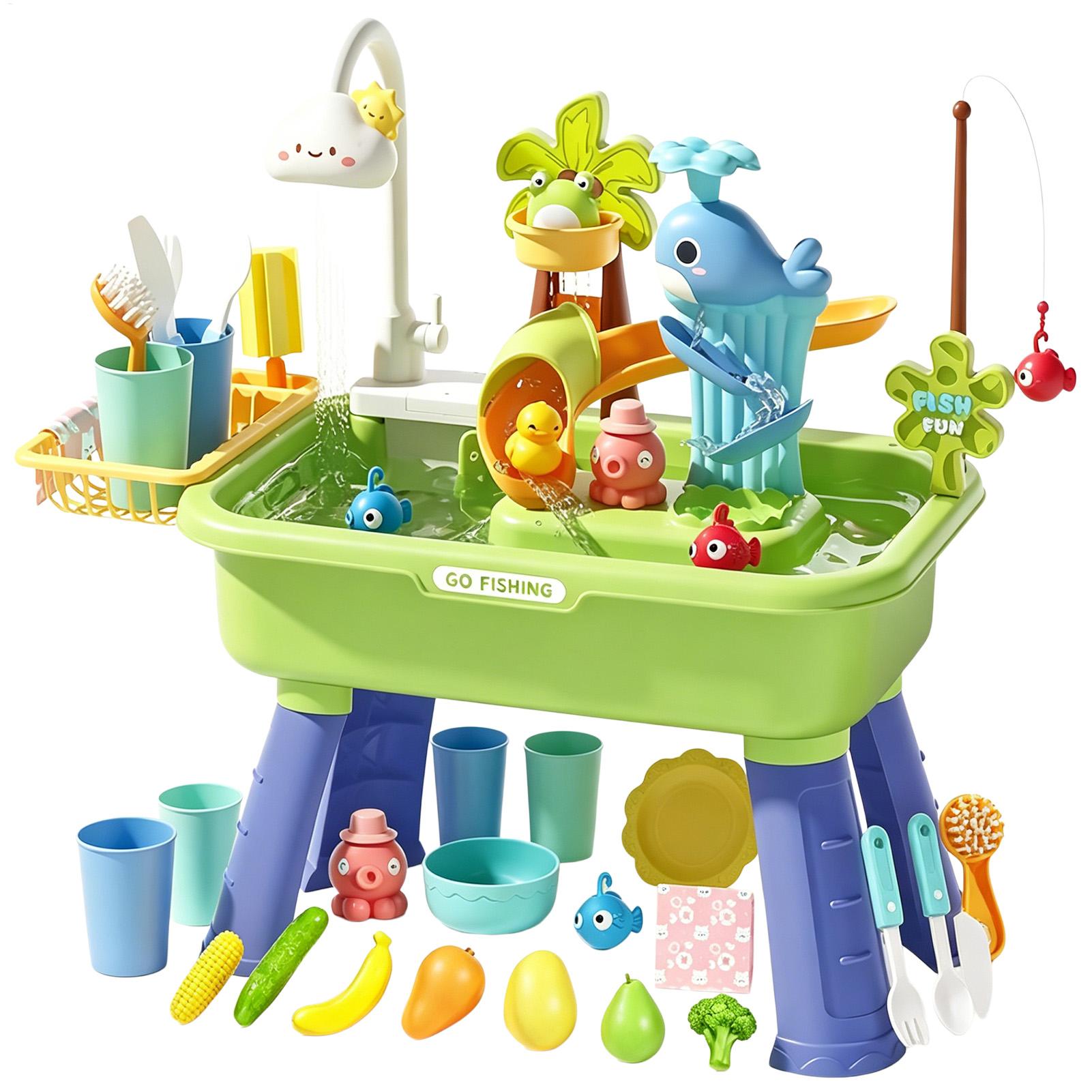 Kids Outdoor Water Table - 펌프가 있는 어린이 물놀이 테이블, 유아용