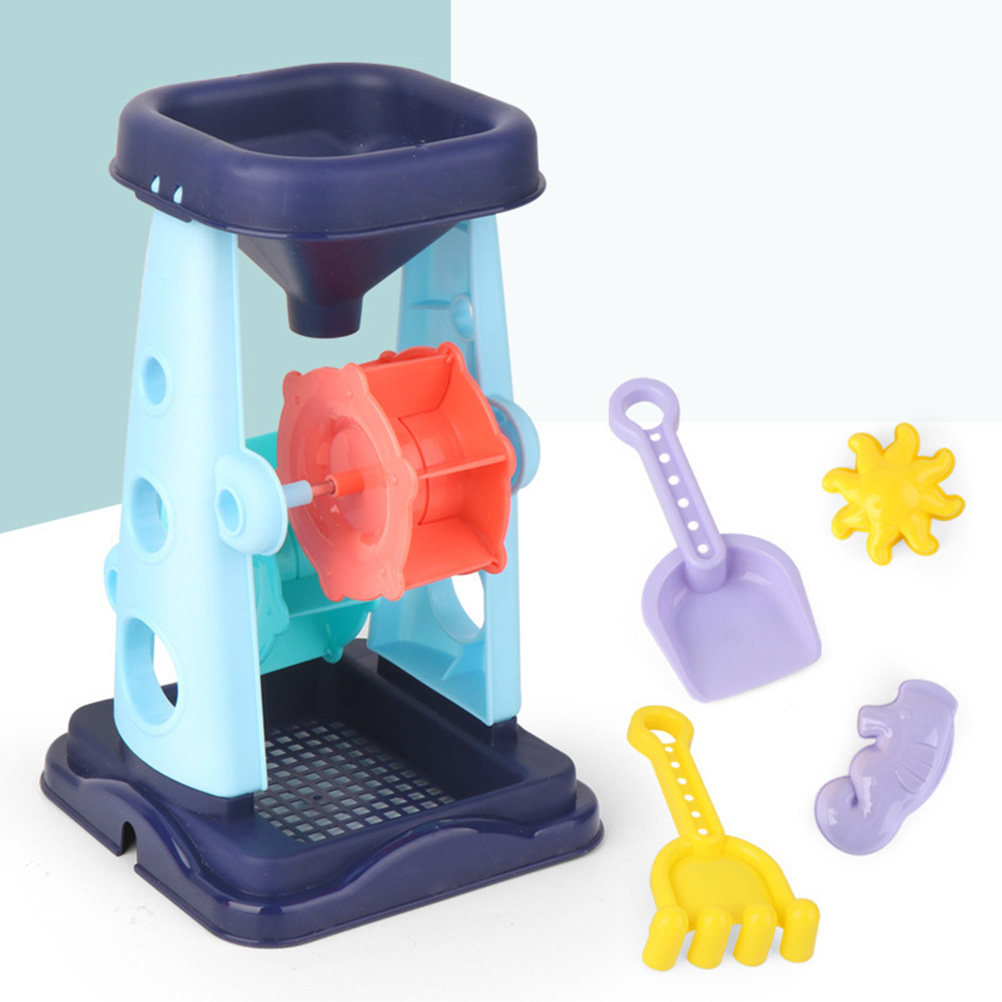 Kids Outdoor Sandbox - 5개입 모래시계 모래놀이 세트 내구성 있고