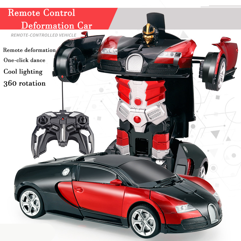 Kids Outdoor Vehicles - 2in1 전동 RC 자동차 변신 로봇