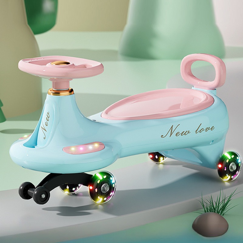Kids Outdoor Vehicles - 귀여운 어린이용 스윙 흔들 자동차, 넘어짐