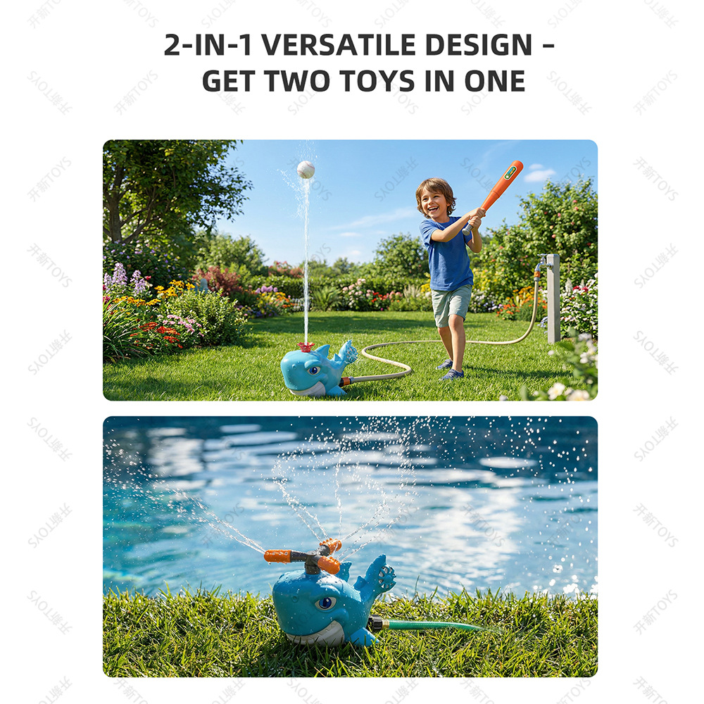 만화 상어 스프링클러 야외 뒷마당 정원 물놀이 어린이  - Kids Outdoor Yard Tools 리뷰 및 가격