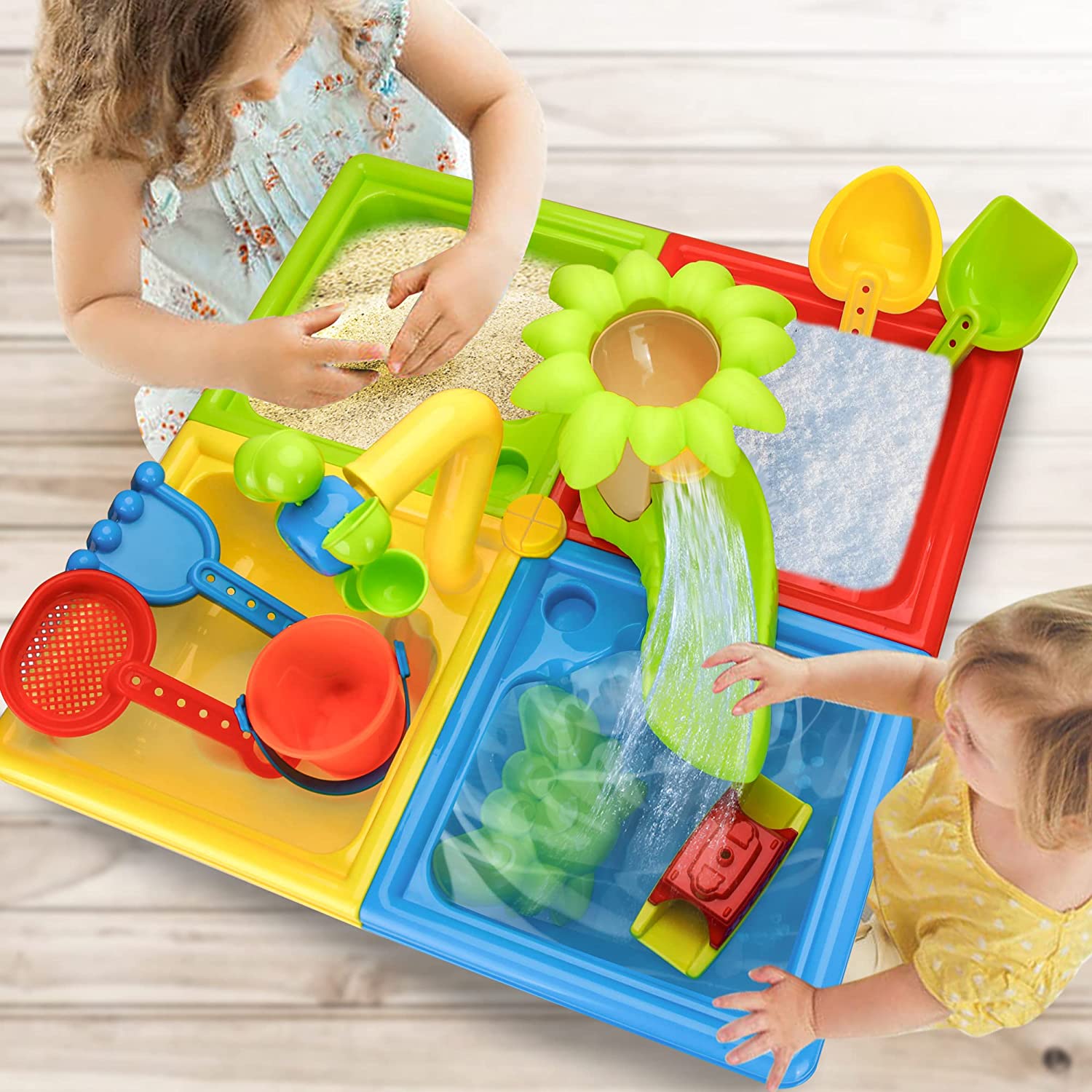 해변 테이블 모래 놀이 장난감, 어린이 야외 게임, 아 - Kids Outdoor Water Table 리뷰 및 가격