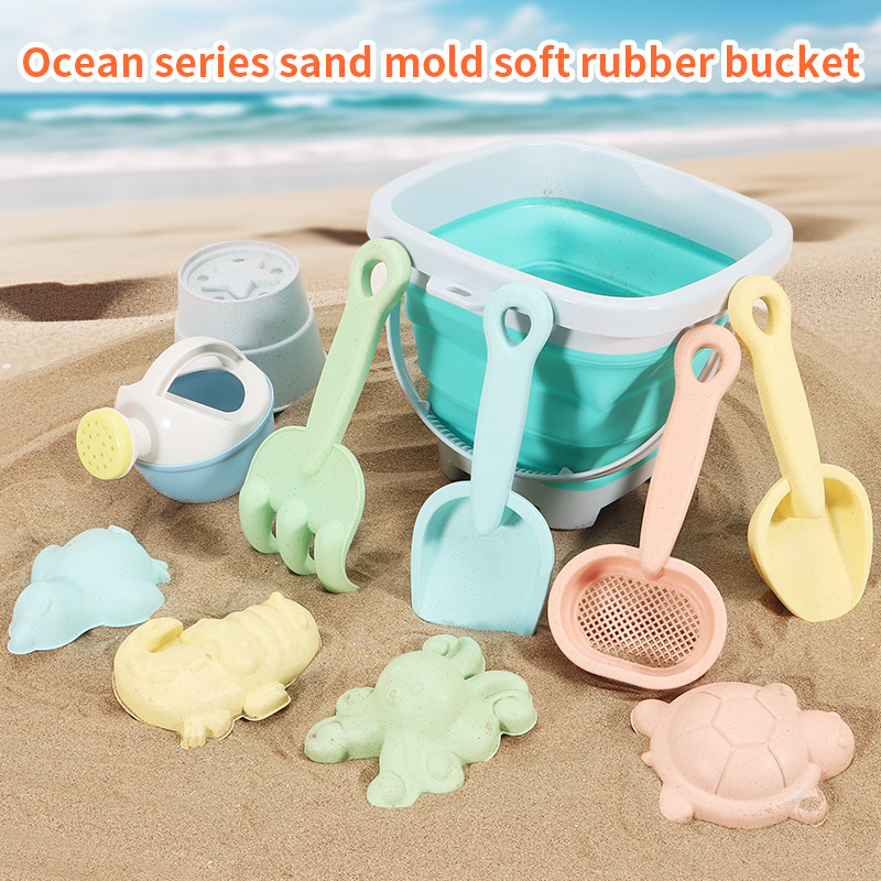 해변 모래놀이 물놀이 세트 접이식 양동이 여름 장난감  - Kids Outdoor Sandbox 리뷰 및 가격
