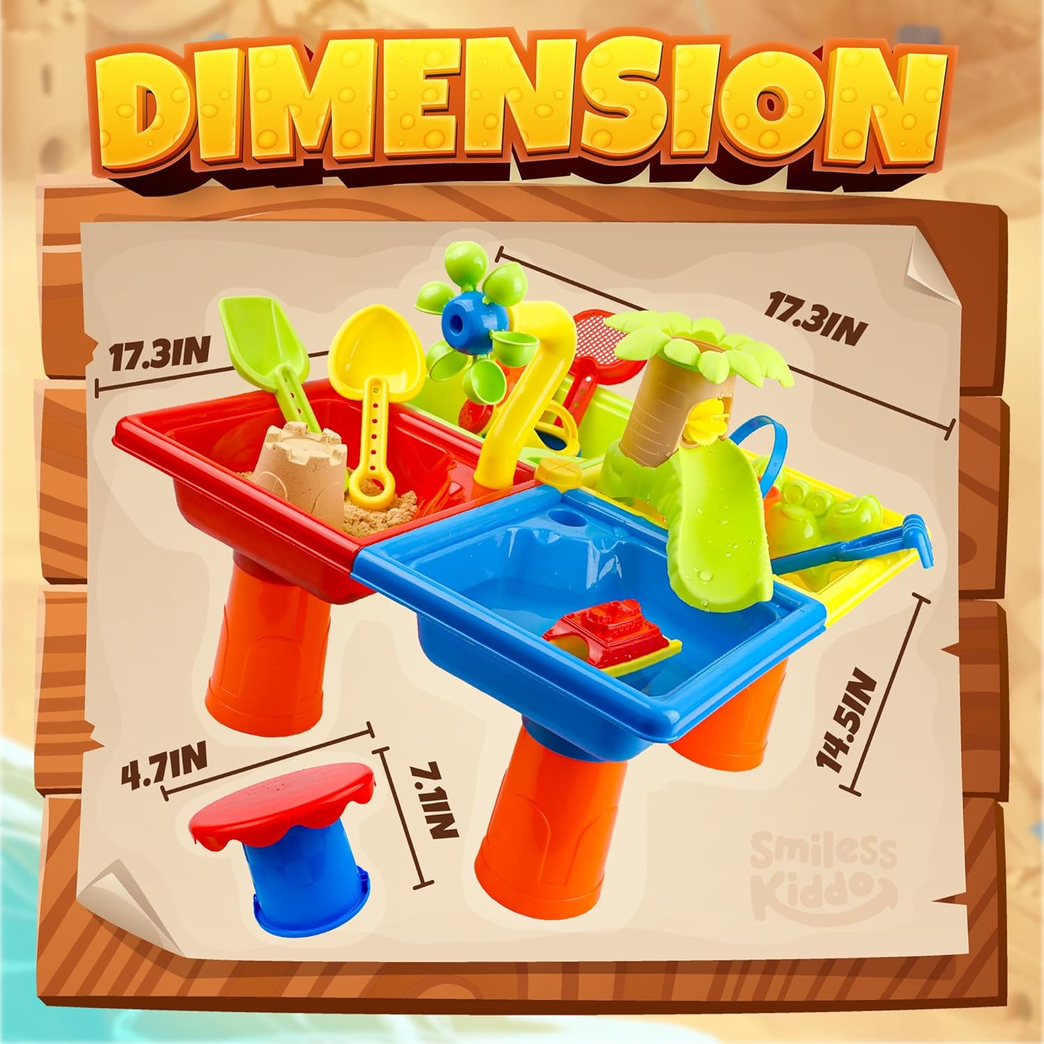 유아를위한 25 Pcs 여름 물 테이블 4 In 1 어 - Kids Outdoor Water Table 리뷰 및 가격