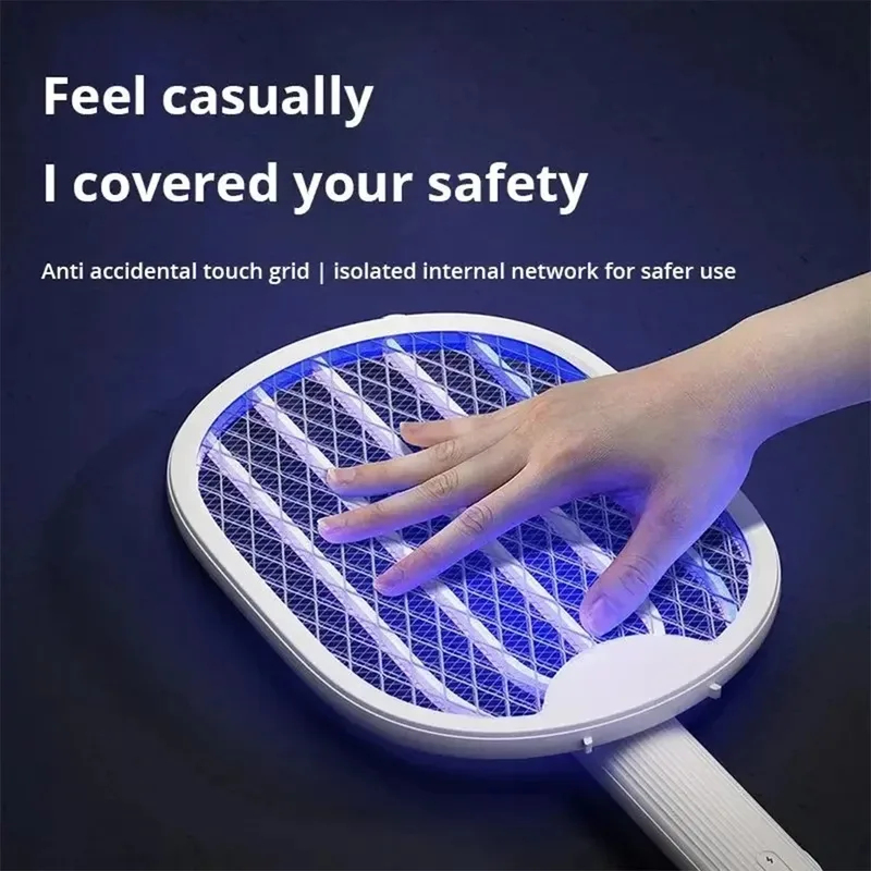 USB 충전식 접이식 전기 모기채 3000V UV 라이 - Bug Catching Kit 리뷰 및 가격