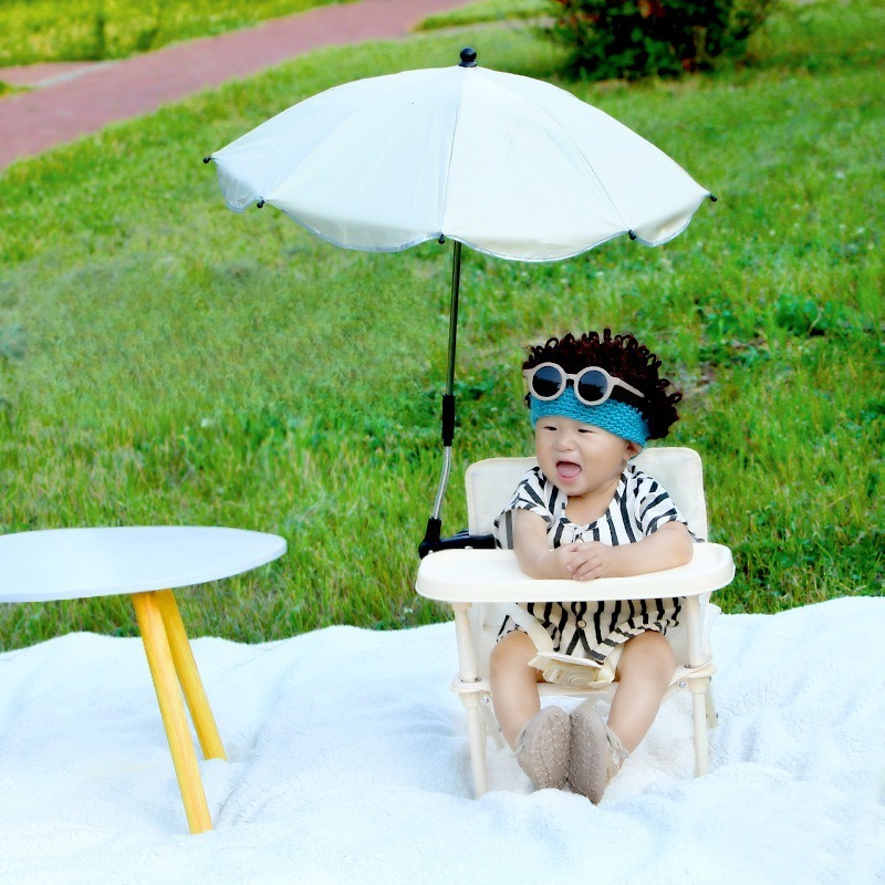 아기 야외용 비치 의자, 우산, 등받이, 포켓, 안전벨 - Kids Outdoor Seating 리뷰 및 가격
