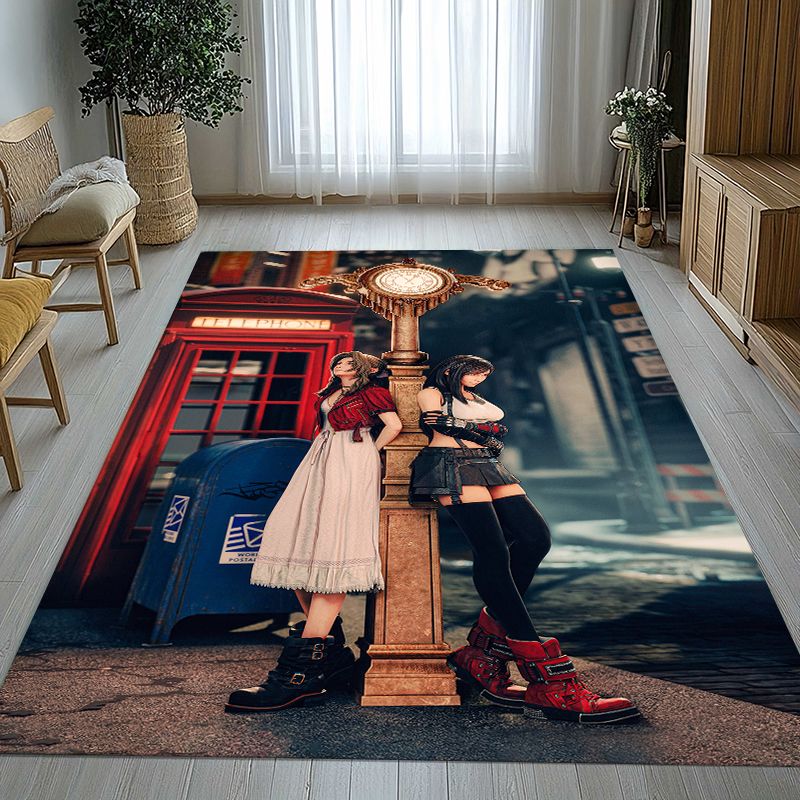 클래식 파이널 판타지 게임 만화 거실 미끄럼 방지 카펫 - Kids Outdoor Flooring 리뷰 및 가격