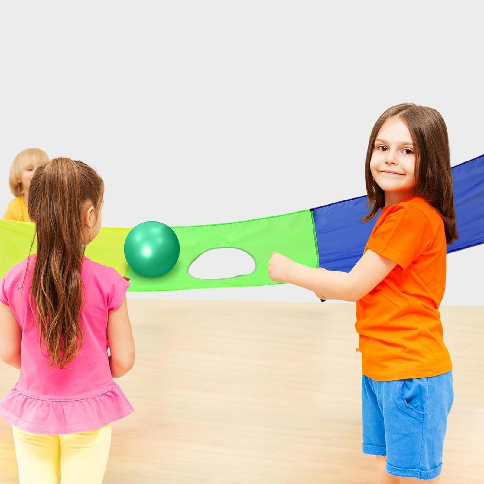 어린이를위한 낙하산 놀이 직사각형 게임 체조 훈련 장비 - Kids Outdoor Yard Equipment 리뷰 및 가격