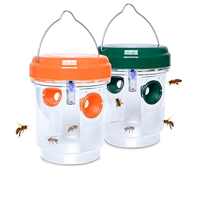 태양광 말벌 트랩, UV LED 조명이 있는 노란색 말 - Bug Catching Kit 리뷰 및 가격