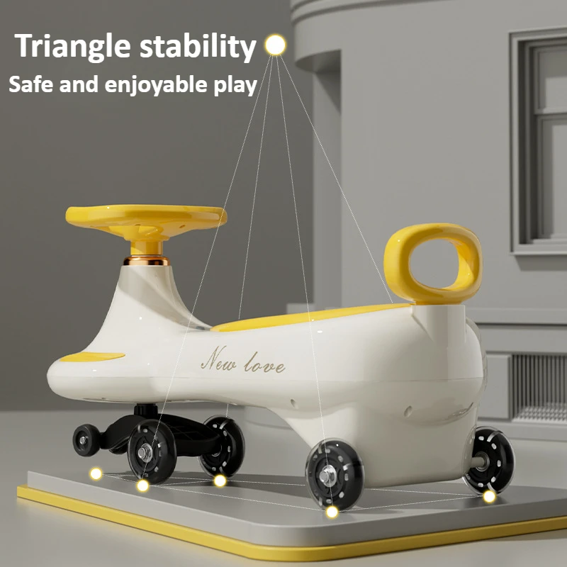 귀여운 어린이용 스윙 흔들 자동차, 넘어짐 방지 범용  - Kids Outdoor Vehicles 리뷰 및 가격