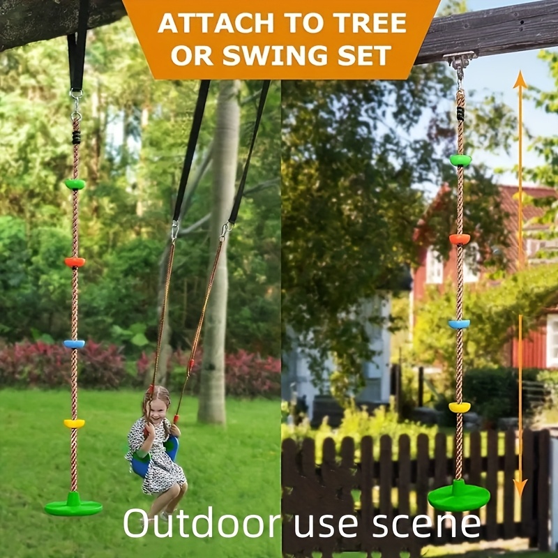 3-in-1 디스크 시트 스윙 세트 1팩 어린이 나무  - Kids Outdoor Yard Equipment 리뷰 및 가격