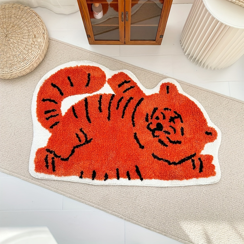 VIKAMA Kawaii 누워있는 고양이 카펫, 부드러 - Kids Outdoor Flooring 리뷰 및 가격