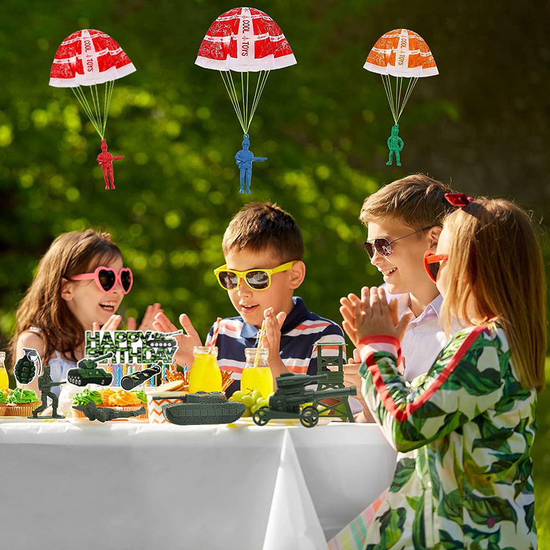 어린이용 낙하산 장난감, 육군 남자 액션 피규어, 손  - Kids Outdoor Birthday Party Ideas 리뷰 및 가격