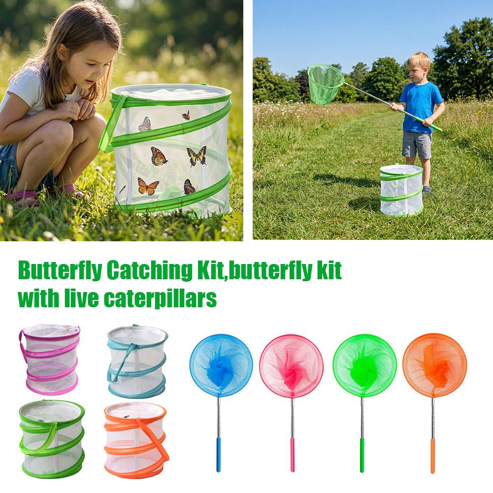 어린이 나비 잡기 키트 접이식 메쉬 곤충 서식지 케이지 - Bug Catching Kit 리뷰 및 가격