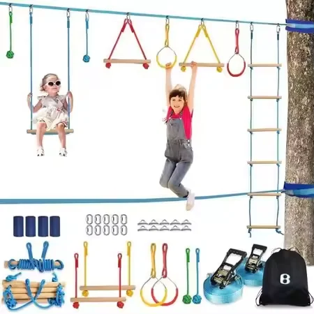 어린이용 워리어 장애물 코스 키트, 행잉 몽키바, 피스 - Kids Outdoor Monkey Bars 리뷰 및 가격